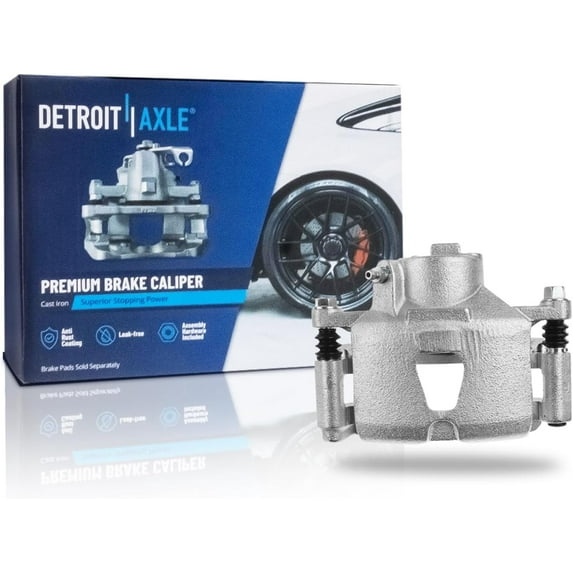 Detroit Axle - Front Right Brake Caliper for 1991-2002 Saturn SL SL1 SL2 SC SC1 SC2 SW1 SW2 Disc Brake Caliper with Bracket Assembly 1992 1993 1994 1995 1996 1997 1998 1999 2000 2001 Replacement