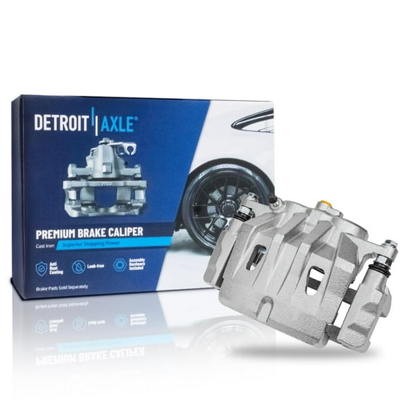 Detroit Axle - Front Right Brake Caliper for 2008-2013 Toyota Highlander 2010-2015 Lexus RX350 Brake Caliper NX200t NX300 NX300h RX450h Passenger Side Replacement