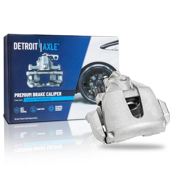 Detroit Axle - Front Right Brake Caliper for 2012-2018 Ford Focus C-Max, 2013 Escape Disc Brake Caliper with Bracket Assembly 2013 2014 2015 2016 2017 Replacement