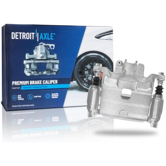 Detroit Axle - Front Right Brake Caliper for 2013-2021 Nissan Altima 2014-2017 Leaf, 2014 2015 2016 2017 2018 2019 2020 Disc Brake Caliper with Bracket Assembly Replacement