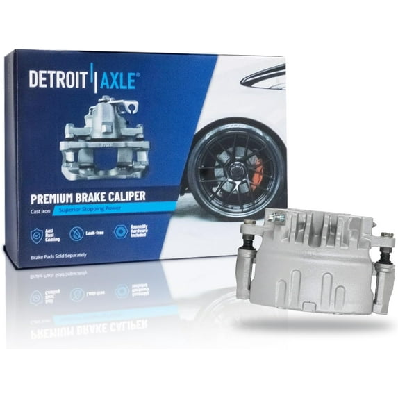Detroit Axle - Front Right Brake Caliper for Cadillac CTS STS, Brake Caliper with Bracket 2003-2008 CTS 2005-2008 STS, Replacement Brake Caliper w/Rear Mount Caliper