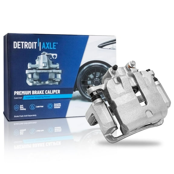 Detroit Axle - Front Right Brake Caliper for Chevy Malibu Impala Equinox GMC Terrain Buick LaCrosse Regal Allure Cascada ELR Disc Brake Caliper with Bracket Replacement Brake Caliper Assembly