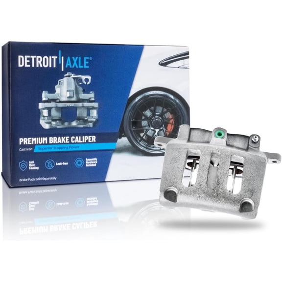 Detroit Axle - Front Right Brake Caliper for Ford 1998-2002 Crown Victoria Lincoln Town Car Mercury Grand Marquis, Passenger Side Disc Brake Caliper 1999 2000 2001 Replacement