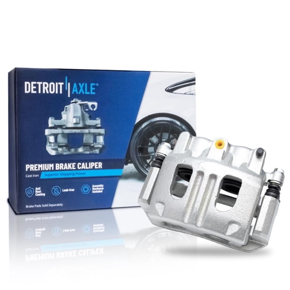 Detroit Axle - Front Right Brake Caliper for Ford Explorer Sport Trac Ranger Mazda B2300 B3000 B4000 Mercury Mountaineer Passenger Side Disc Brake Caliper w/ Bracket Replacement