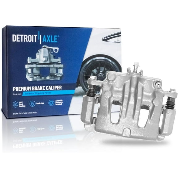 Detroit Axle - Front Right Brake Caliper for Hyundai 2007-2010 Entourage, 2006-2012 2014 Kia Sedona, Passenger Side Disc Brake Caliper with Bracket 2008 2009 Replacement