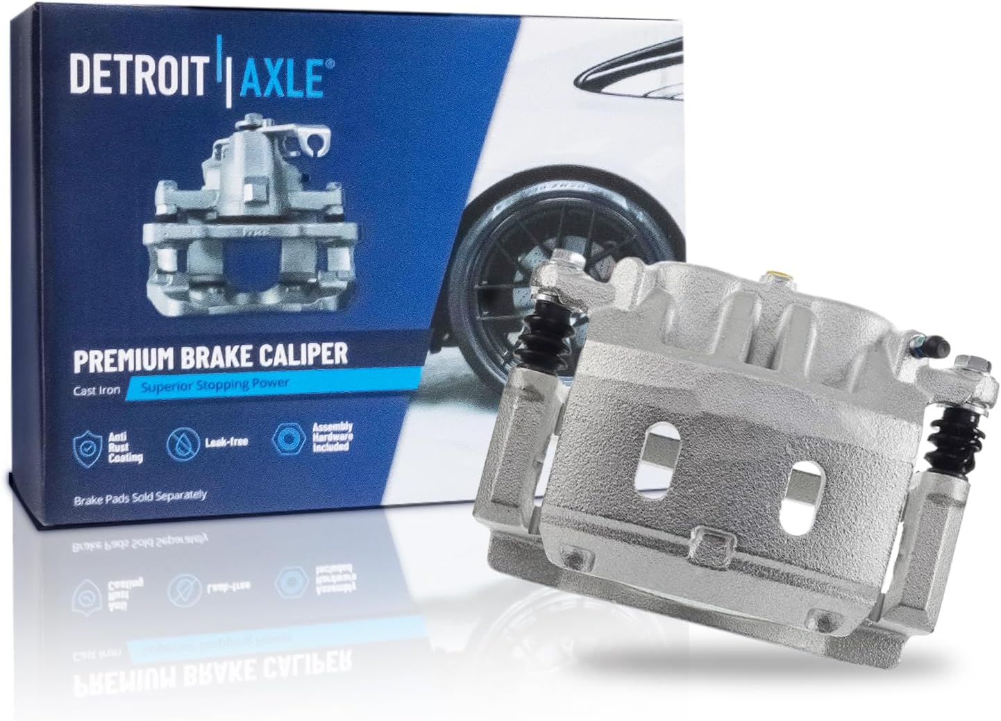 A-Premium Front Brake Calipers With Brackets – Pair For Infiniti QX56/QX80 & Nissan Titan/Armada 2007-2018