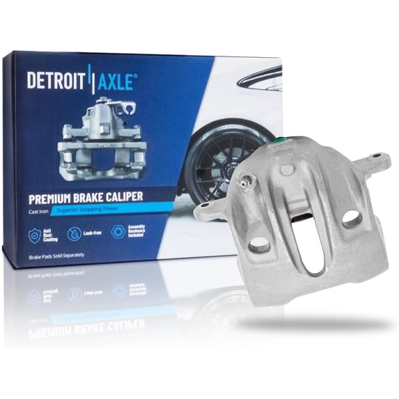 Detroit Axle - Front Right Brake Caliper for 1997-2001 Cadillac Catera, Passenger Side Disc Brake Caliper 1998 1999 2000 Replacement