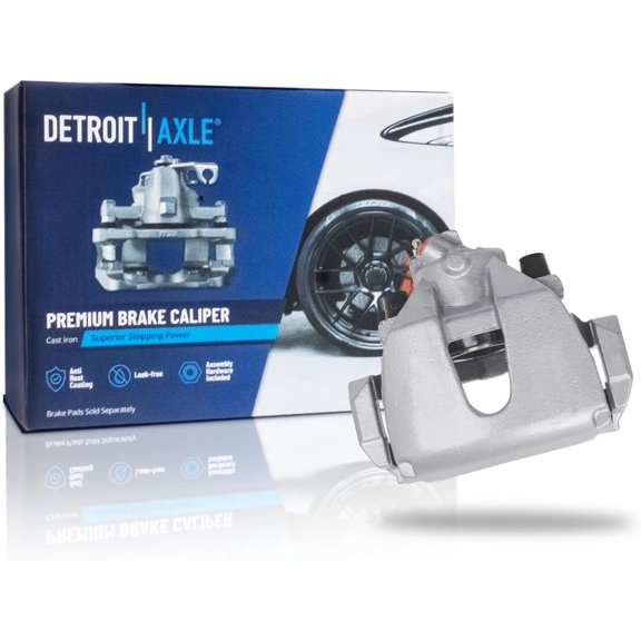 Detroit Axle - Front Right Brake Caliper for Ford 2017 C-Max 2013-2019 Escape, Passenger Side Disc Brake Caliper with Bracket Replacement