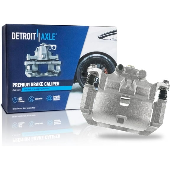 Detroit Axle - Front Right Brake Caliper for Nissan Versa Note March Micra, Passenger Side Brake Caliper with Bracket Replacement