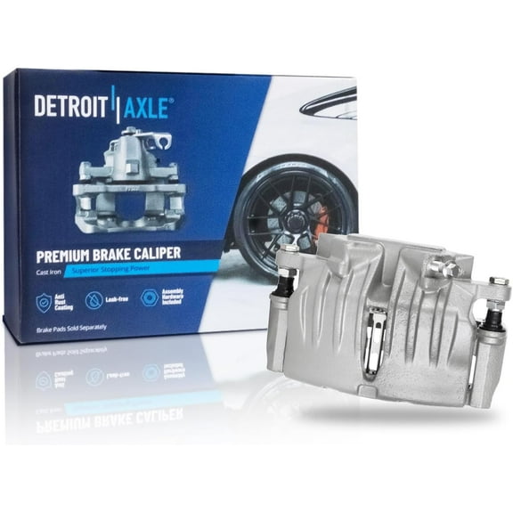 Detroit Axle - Front Right Brake Caliper w/Bracket Replacement for Buick Rainier Chevrolet SSR Trailblazer EXT GMC Envoy XL XUV Ascender 9-7x