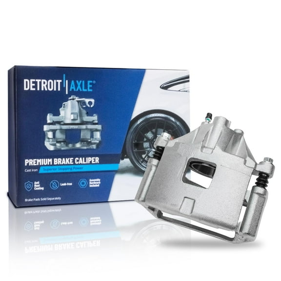 Detroit Axle - Front Right Brake Caliper w/Bracket Replacement for Chevrolet Impala Buick LeSabre Park Avenue Cadillac DeVille Pontiac Bonneville