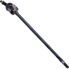 Detroit Axle - Front Right U-Joint Axle for 2007-2018 Jeep Wrangler 2018 Wrangler JK, Passenger Side U-Joint Axle Shaft Assembly 2008 2009 2010 2011 2012 2013 2014 2015 2016 2017 Replacement