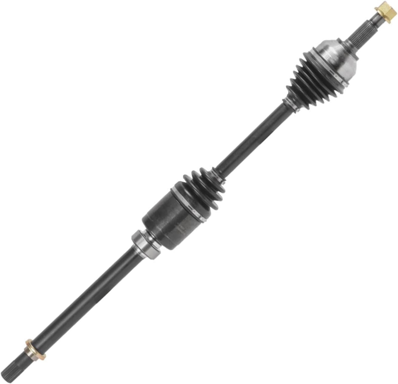 Detroit Axle - Front Right CV Axle for 2008-2013 Nissan Rogue 2007-2012 Sentra 2014-2015 Rogue Select, Passenger Side CV Axle Shaft Assembly 2009 2010 2011 Replacement