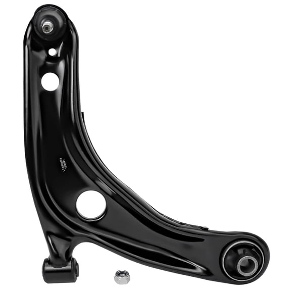 Detroit Axle - Front Right Lower Control Arm for 2006-2018 Toyota Yaris 2012-2019 Prius C 2008-2014 Scion xD, Passenger Side Lower Control Arm with Ball Joint Replacement