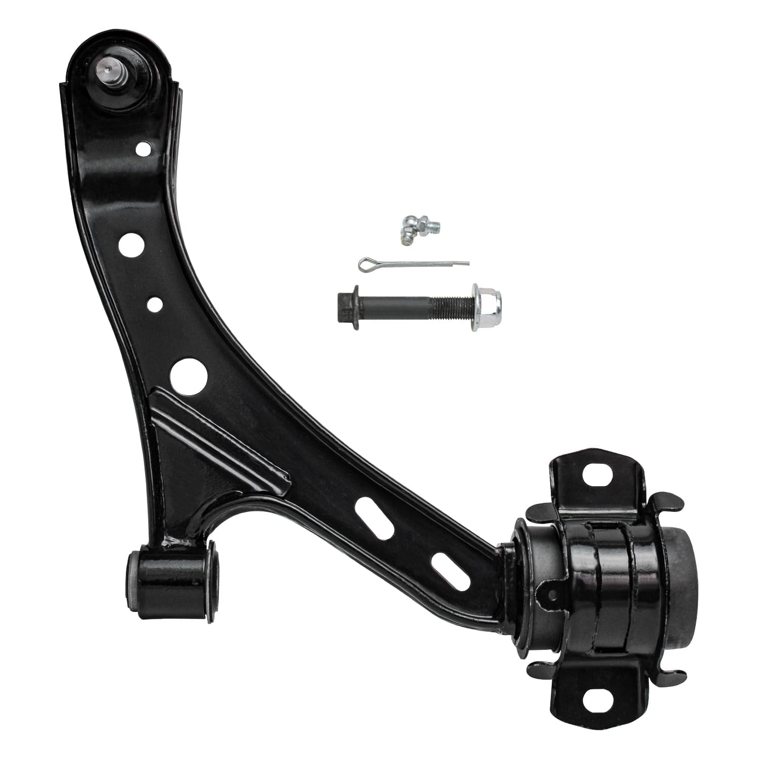 Detroit Axle - Front Right Lower Control Arm for 2005-2010 Ford Mustang, Lower Right Control Arm w/Ball Joint Assembly Replacement