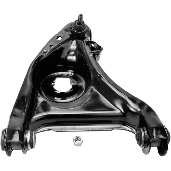 Detroit Axle - Front Right Lower Control Arm for 95-02 Mercury Grand Marquis Ford Crown Victoria Lincoln Town Car 1996 1997 1998 1999 2000 2001, Lower Right Control Arm w/Ball Joint Replacement