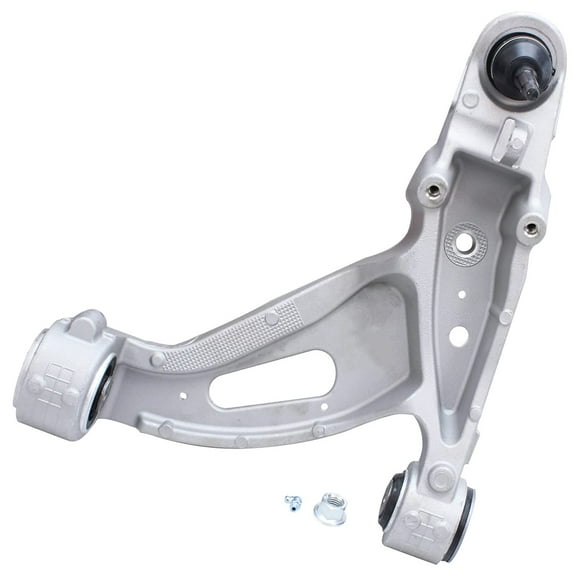 Detroit Axle - Front Right Lower Control Arm w/Ball Joint for 2003-2007 Cadillac CTS 2004 2005 2006, Passenger Side Control Arm with Ball Joint Replacement - [Soft Ride Suspension Models]