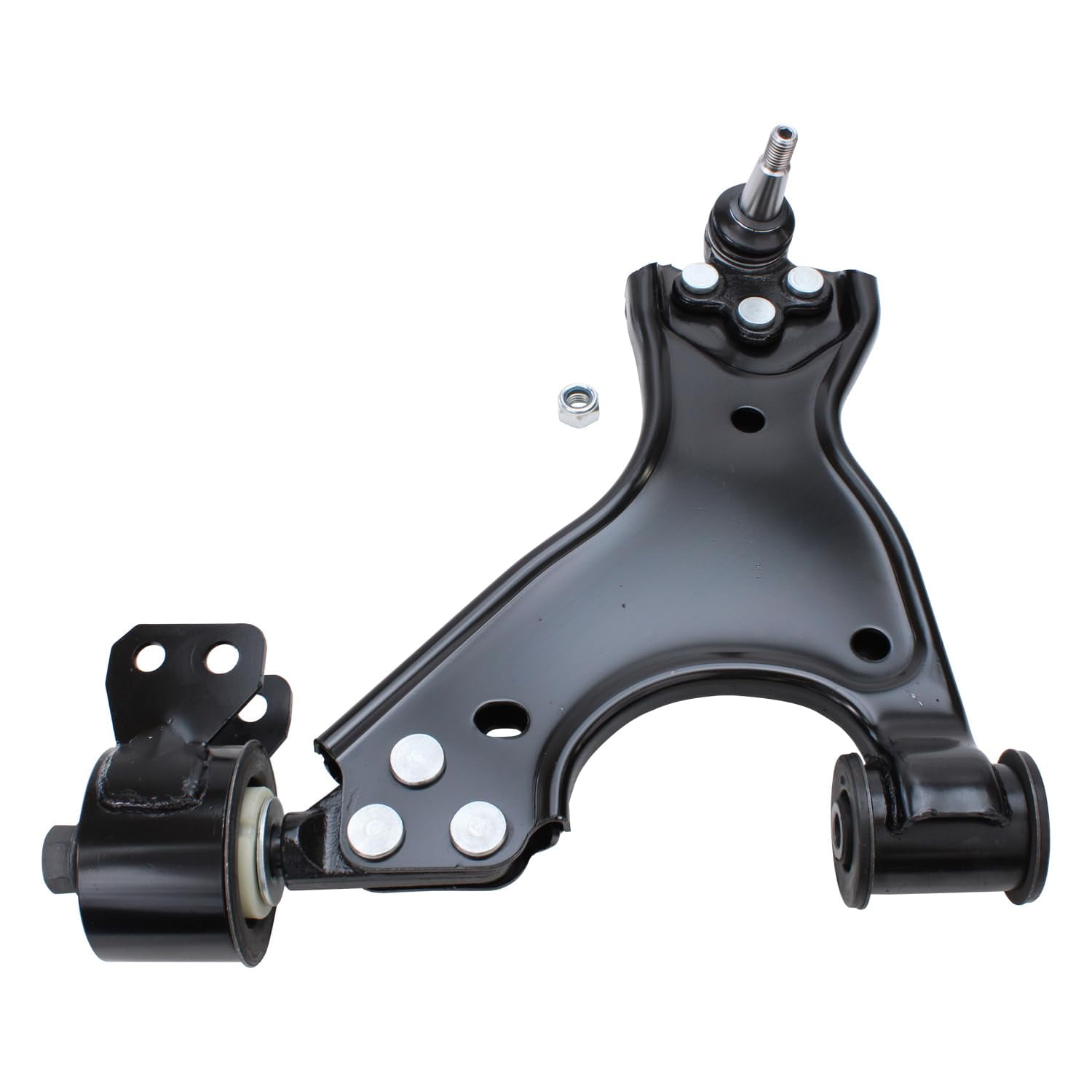 Detroit Axle - Front Right Lower Control Arm w/ Ball Joint Replacement for Chevy Traverse Buick Enclave GMC Acadia Saturn Outlook Fits select: 2009-2017 CHEVROLET TRAVERSE LT, 2011 BUICK ENCLAVE CX