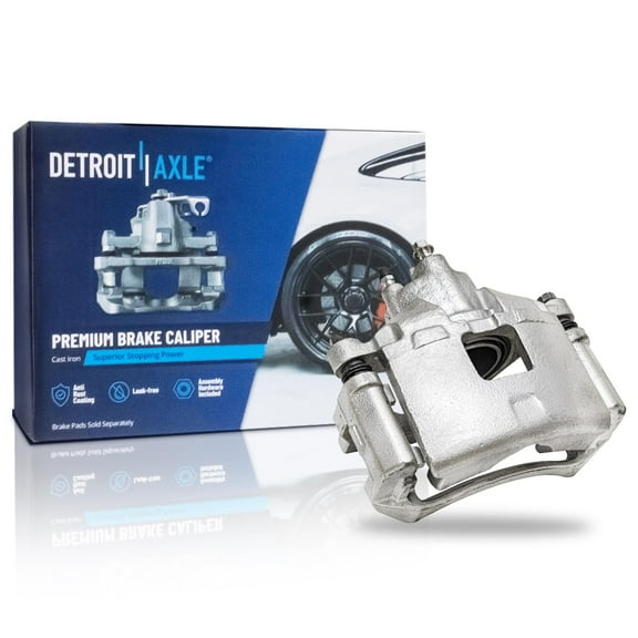 Detroit Axle - Front Right Passenger Side Brake Caliper w/Bracket Assembly Replacement for 2004 Pontiac Grand Prix 3.8L