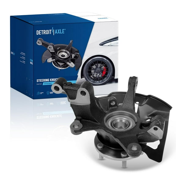 Detroit Axle - Front Right Steering Knuckle & Wheel Hub Bearing Replacement for 2007-2015 Mazda CX-9 CX-7
