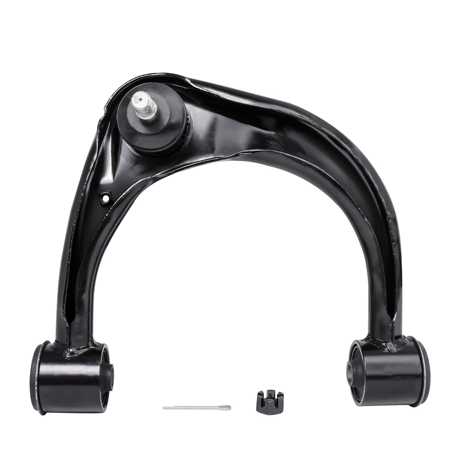 Detroit Axle - Front Right Upper Control Arm for Toyota 2003-2024 4Runner 2007-2014 FJ Cruiser Lexus 2003-2009 GX470 2010-2023 GX460, Passenger Side Upper Control Arm Assembly