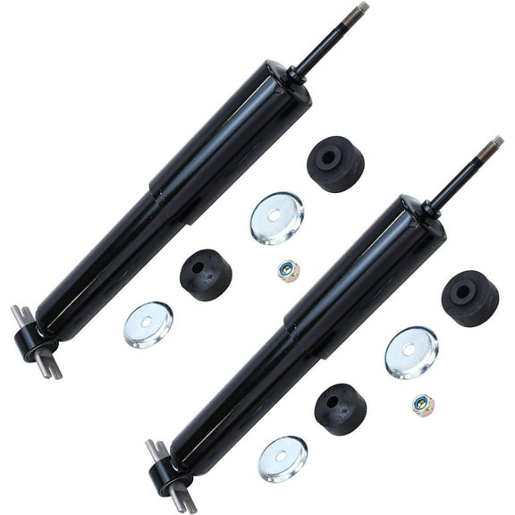 Detroit Axle - Front Shock Absorbers for 2003-2022 Chevrolet Express GMC Savana 2500 3500, 2016-2022 Savana 4500, Replacement 2017 2018 2019 2020 2021 Shocks
