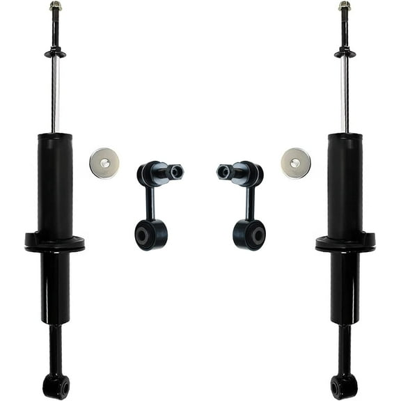Detroit Axle - Front Shock Absorbers + Sway Bar End Links Replacement for 2007 2008 2009 2010 2011-2019 Toyota Tundra - 4pc Set