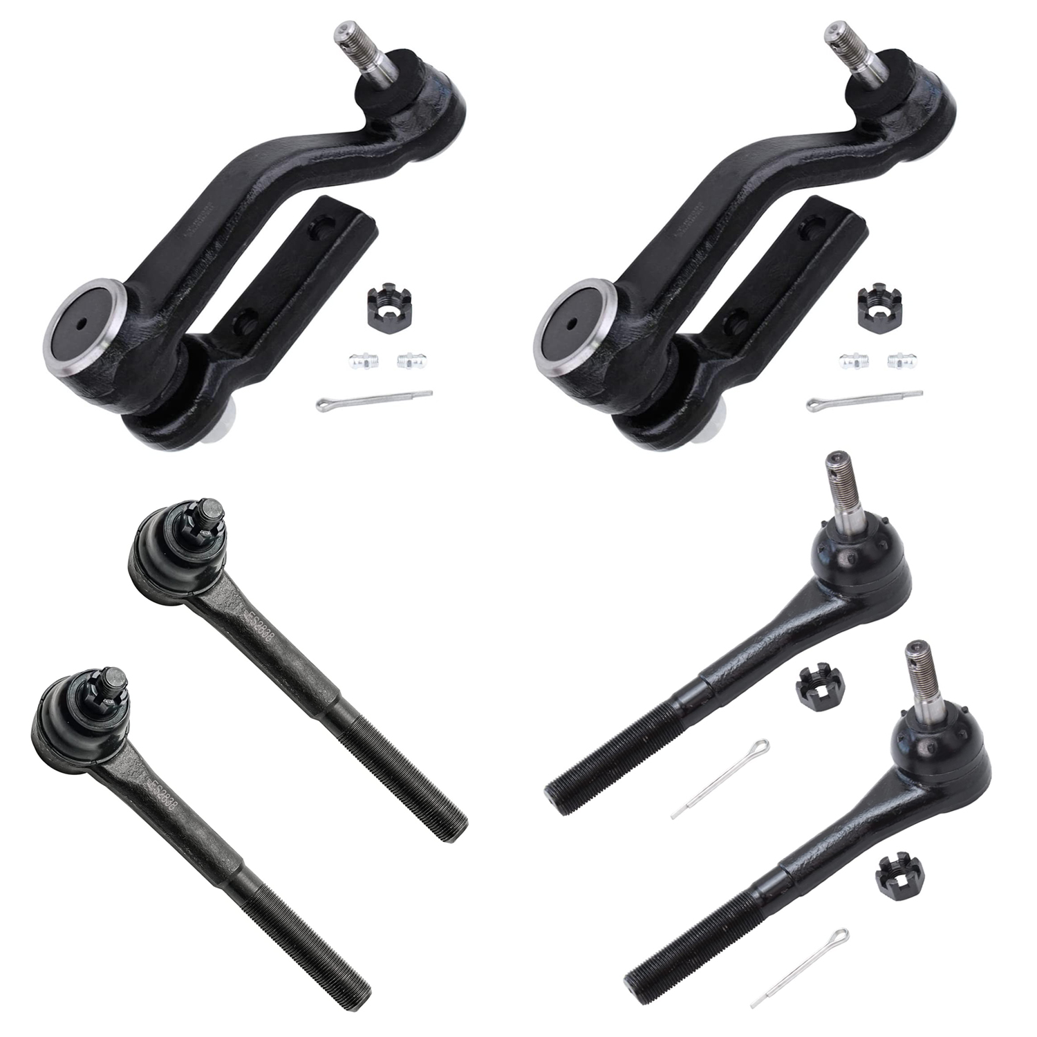 Detroit Axle Front Steering Idler Arms + Inner Outer Tie Rods