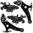 thumbnail image 1 of Detroit Axle - Front Steering Knuckles Hubs + Lower Control Arms w/Ball Joints Replacement for Lexus RX350 RX450h Toyota Highlander, 1 of 9