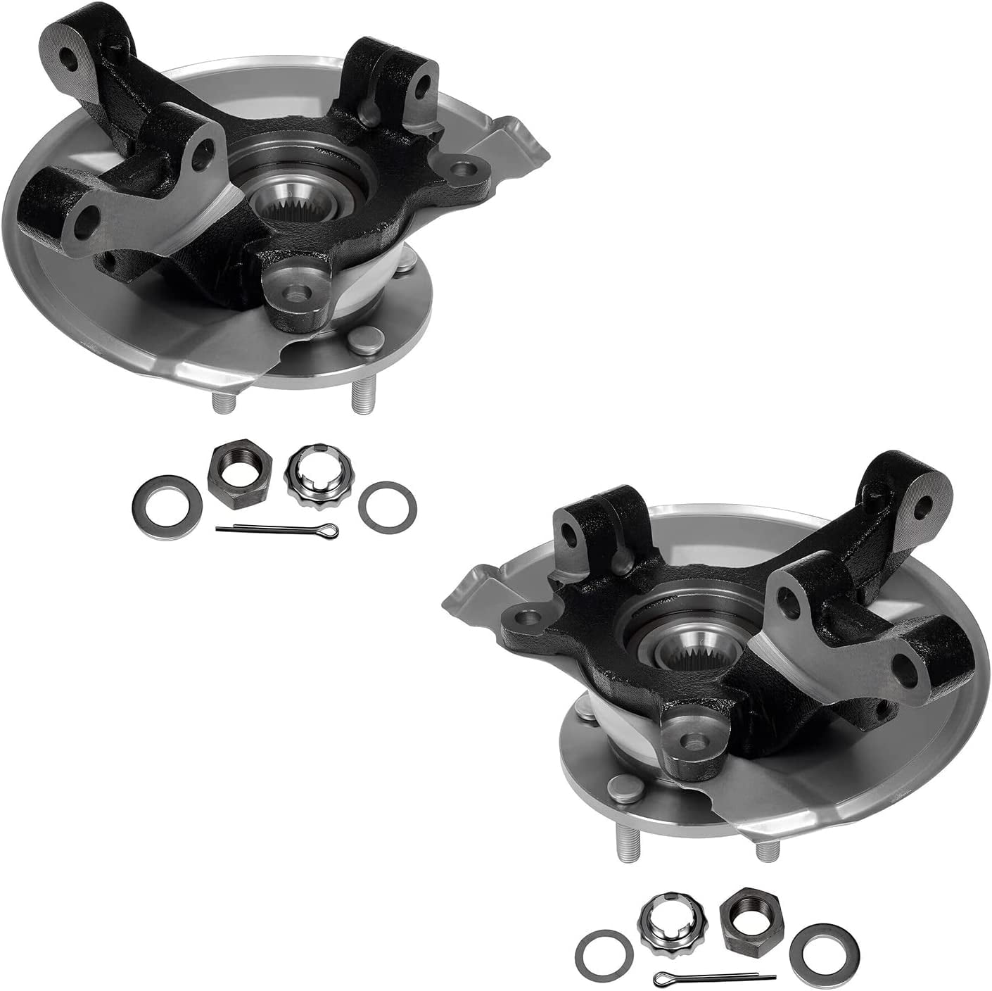 Detroit Axle Front Steering Knuckles & Wheel Bearing Hubs for Dodge