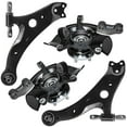 thumbnail image 1 of Detroit Axle - Front Steering Knuckles & Wheel Hub Bearings + Lower Control Arms Replacement for 2004-2006 Toyota Camry 2.4L, 1 of 9