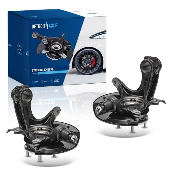 Detroit Axle - Front Steering Knuckles & Wheel Hub Bearings Replacement for 2013 2014 2015 2016 Honda Accord - 2pc Set