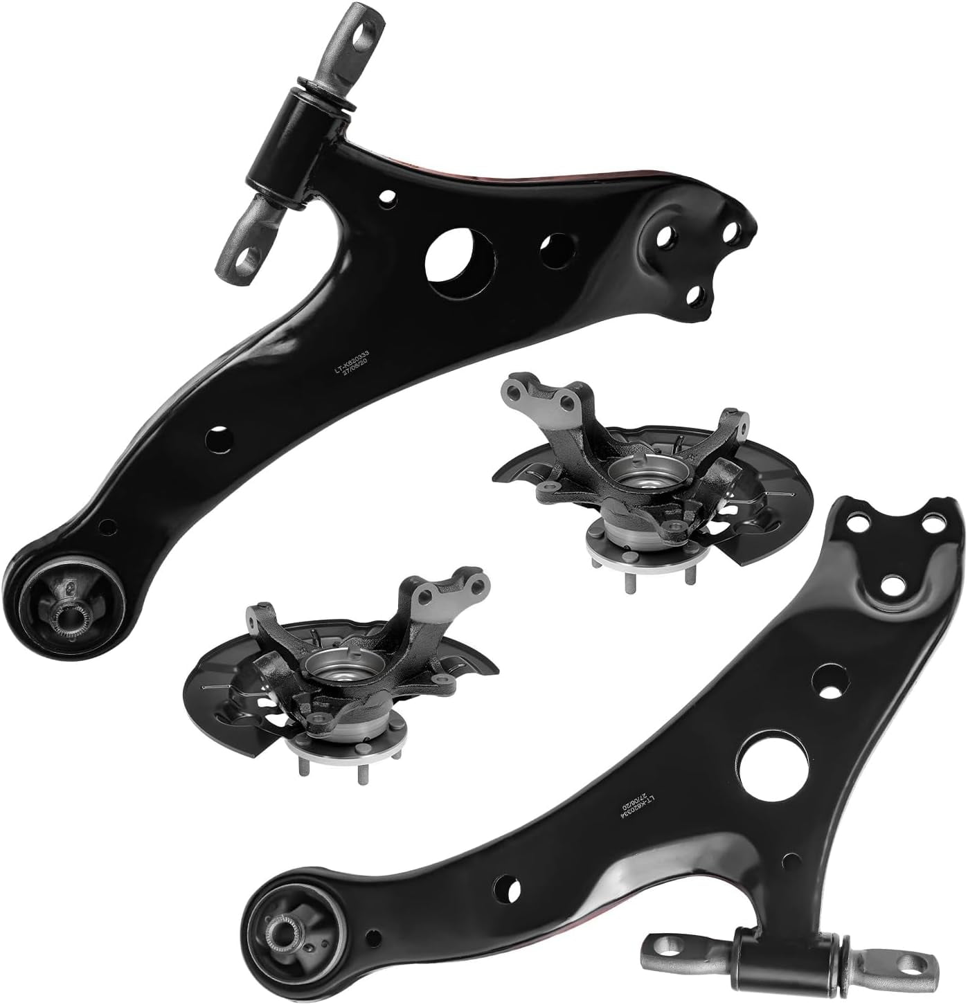 Detroit Axle Front Steering Knuckles w/ Hubs Lower Control Arms