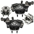 thumbnail image 1 of Detroit Axle - Front Steering Knuckles w/ Wheel Hubs + Rear Wheel Hub Bearings Replacement for 2011-2014 Ford Edge - 4pc Set, 1 of 7