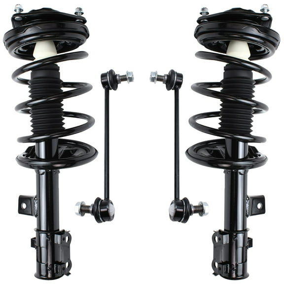 Detroit Axle - Front Strut & Coil Spring Assemblies Sway Bar Links Replacement for 2006-2010 Kia Optima