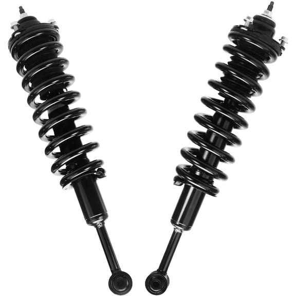 Detroit Axle - 2 Front Struts for Toyota 2003-2023 4Runner 2007-2014 FJ Cruiser 2005-2015 Tacoma, Complete Struts w/Coil Spring 2006 2007 2008 2009 2010 2011 2012 2013 2014