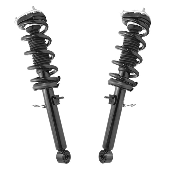 Detroit Axle - Front Struts for 08-13 INFINITI G37, 14-17 Q60, 09-18 Nissan 370Z, 2008 2009 2010 2011 2012 2013 Complete Struts with Coil Spring Assembly Replacement Quick Suspension Shocks