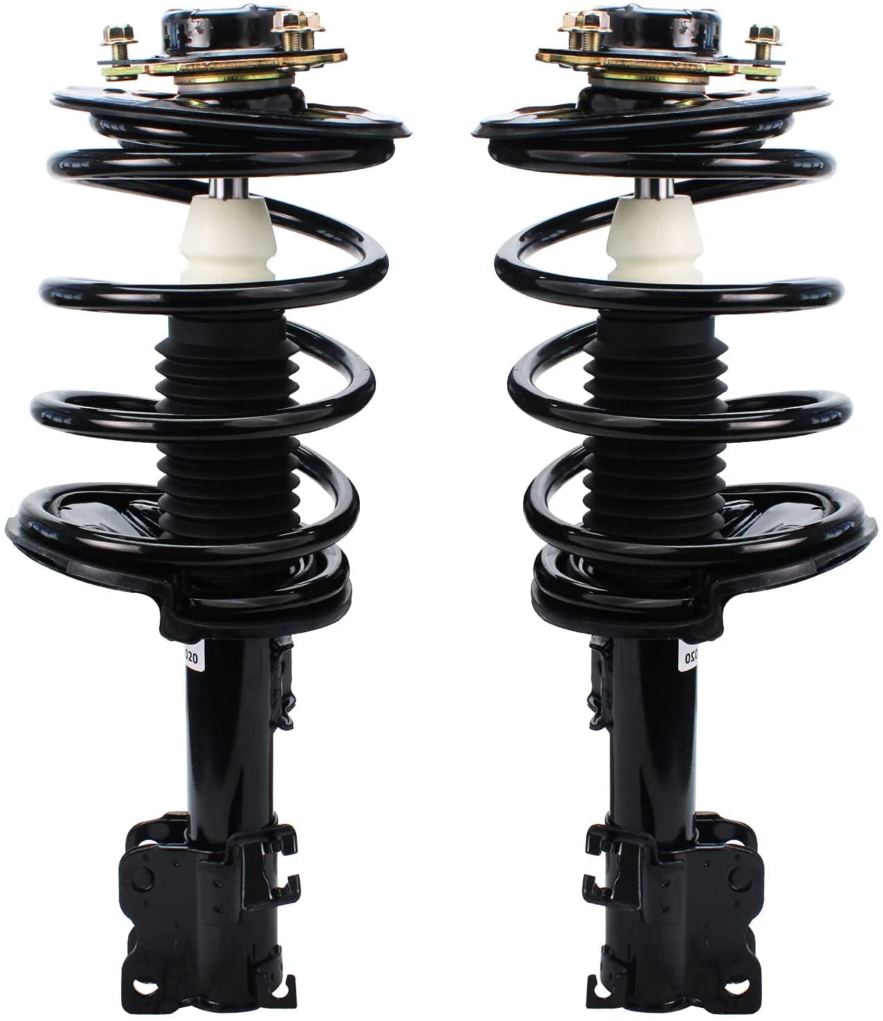 Detroit Axle - Front Struts for 2.5L 2002-2006 Nissan Altima Complete 2 Struts w/Coil Spring 2003 2004 2005 Replacement Quick Install Ready Struts Assembly