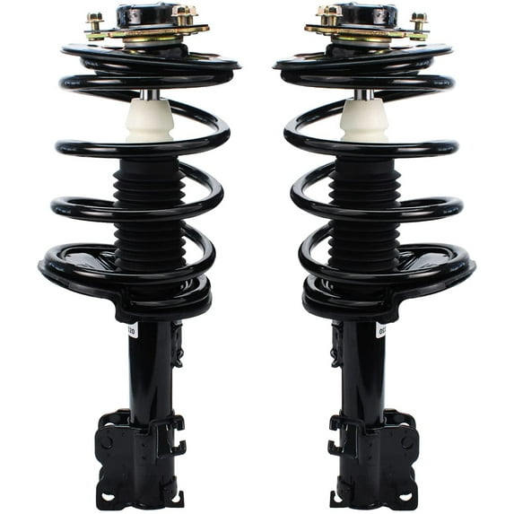 Detroit Axle - Front Struts for 2.5L 2002-2006 Nissan Altima Complete 2 Struts w/Coil Spring 2003 2004 2005 Replacement Quick Install Ready Struts Assembly