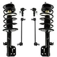thumbnail image 1 of Detroit Axle - Front Struts for 2003-2008 Toyota Matrix Pontiac Vibe 2004 2005 2006 2007 2 Ready Struts w/Coil Spring 2 Outer Tie Rods 2 Sway Bar Links replacement, 1 of 7
