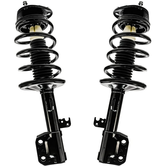 Detroit Axle - Front Struts for 2003-2008 Toyota Matrix Pontiac Vibe Complete 2pc Struts w/Coil Spring 2004 2005 2006 2007 Replacement Quick Install Ready Struts Assembly