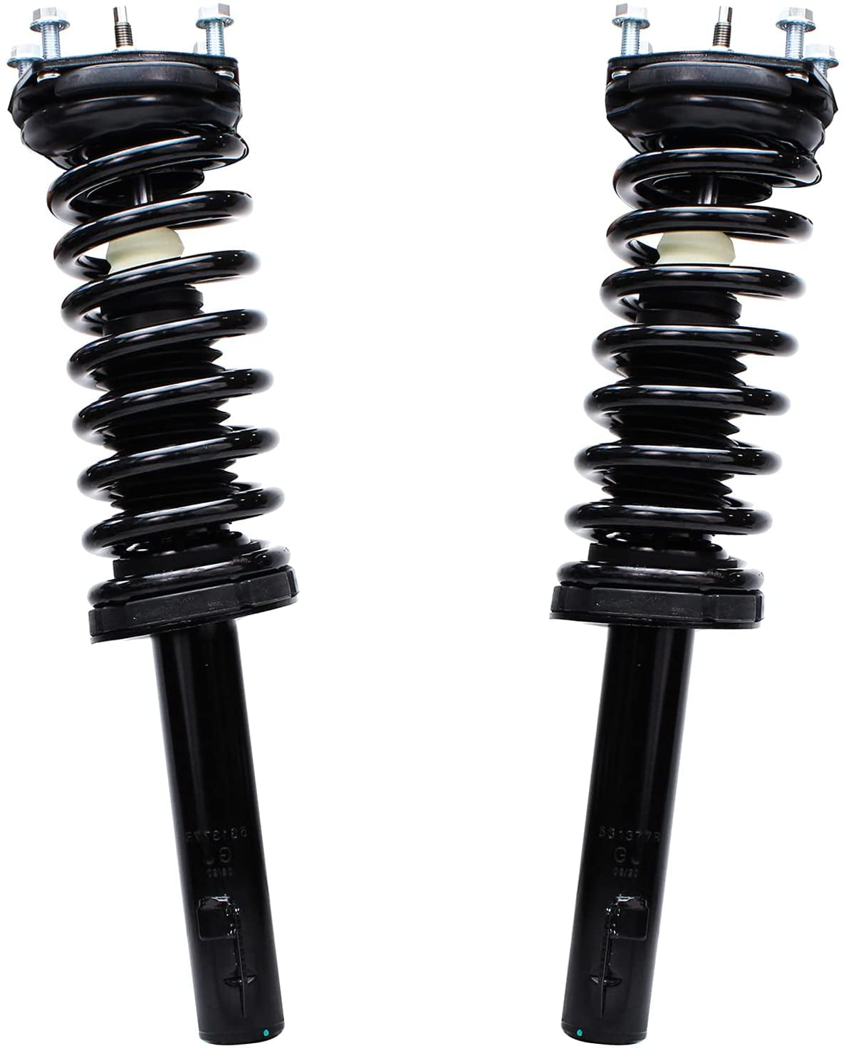 Detroit Axle - Front Struts for 2005-2010 Jeep Grand Cherokee (Not for SRT8) - [06-10 Commander] Complete 2 Struts w/Coil Spring 2006 2007 2008 2009 Replacement Ready Struts Assembly