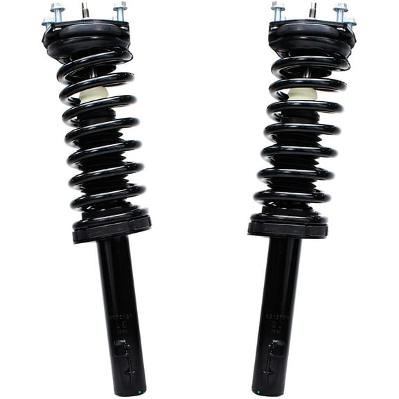 Detroit Axle - Front Struts for 2005-2010 Jeep Grand Cherokee (Not for SRT8) - [06-10 Commander] Complete 2 Struts w/Coil Spring 2006 2007 2008 2009 Replacement Ready Struts Assembly