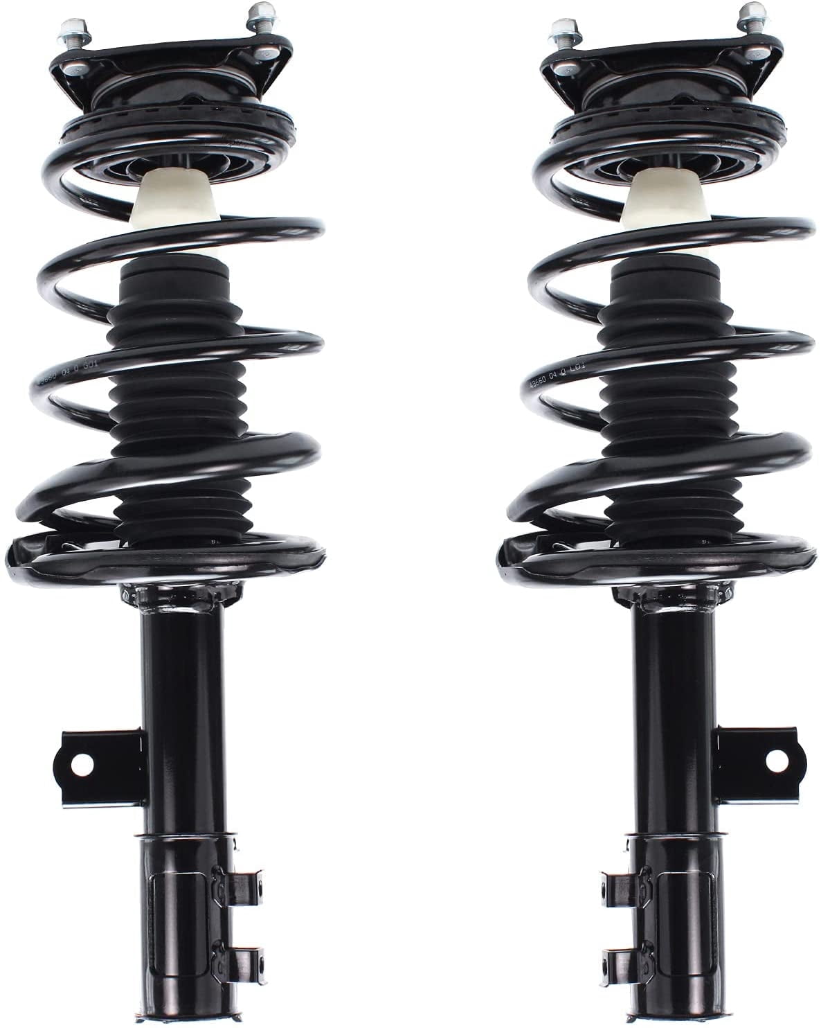 Detroit Axle - Front Struts for 2007-2010 Hyundai Elantra Complete 2 Struts with Coil Spring 2008 2009 Replacement Left & Right Quick Install Ready Strut Shock Assembly