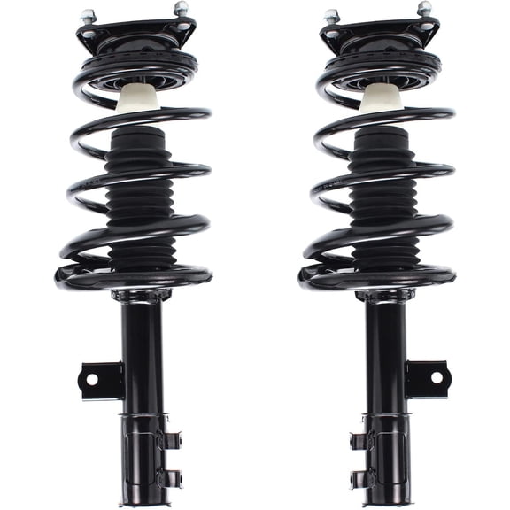 Detroit Axle - Front Struts for 2007-2010 Hyundai Elantra Complete 2 Struts with Coil Spring 2008 2009 Replacement Left & Right Quick Install Ready Strut Shock Assembly