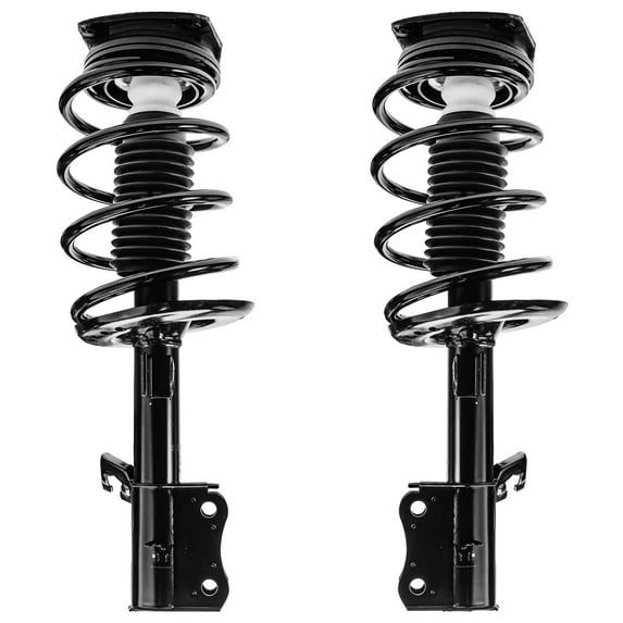 Detroit Axle - Front Struts for 2007-2012 Nissan Sentra (Base, S, SL, SR) Complete 2 Struts w/Coil Spring 2008 2009 2010 2011 Replacement Quick Install Ready Struts Assembly