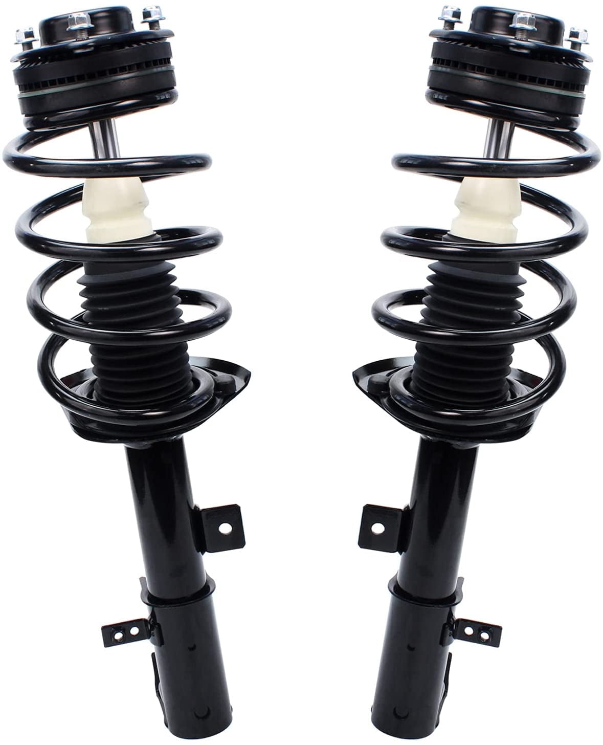 Detroit Axle - Front Struts for 2011-2014 Chrysler 200, 2007-2010 Sebring 2008-2014 Dodge Avenger, Complete 2 Struts with Coil Spring Assembly Replacement Quick Install Ready Shocks
