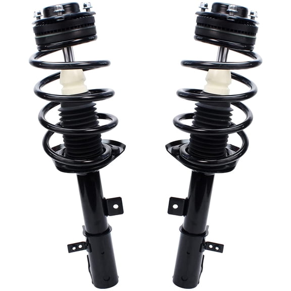 Detroit Axle - Front Struts for 2011-2014 Chrysler 200, 2007-2010 Sebring 2008-2014 Dodge Avenger, Complete 2 Struts with Coil Spring Assembly Replacement Quick Install Ready Shocks