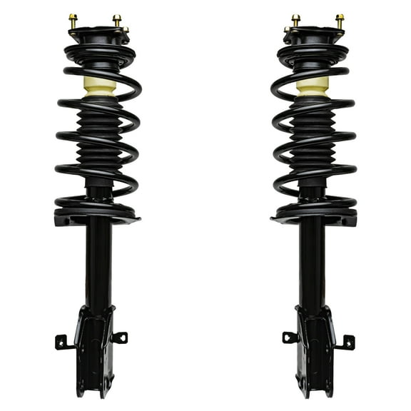 Detroit Axle - Front Struts for 2011-2014 Ford Edge 2011-2015 Lincoln MKX Complete 2 Struts with Coil Spring 2011 2012 2013 2014 Replacement Quick Install Ready Struts Assembly