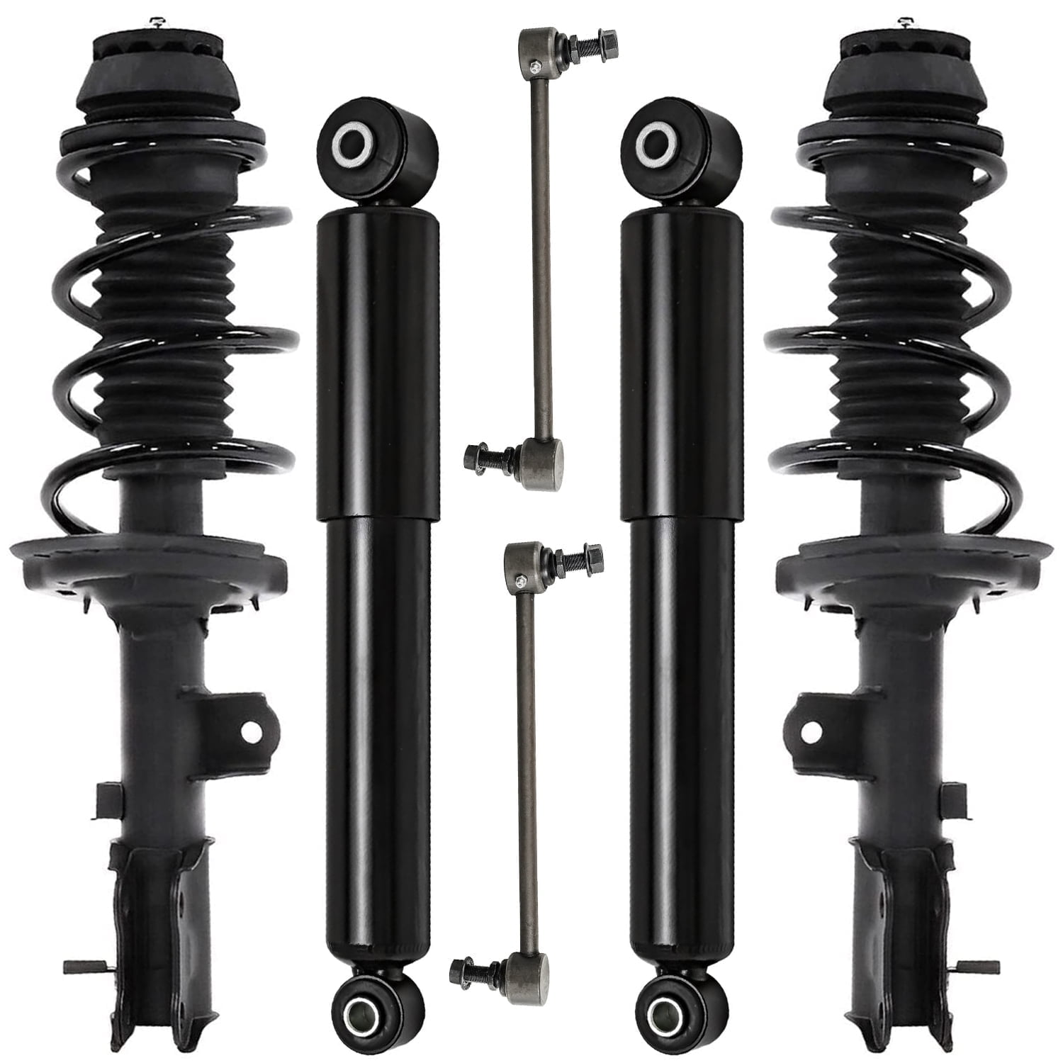 For 2011-2016 Hyundai Elantra 8pcs Front Struts Springs Sway Bars Tie